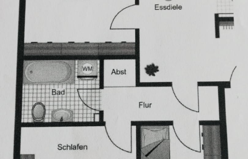 Zeitlose 3,5-Zimmer-Wohnung mit viel Platz am Zentrum von Neukirchen